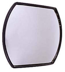 Value Collection - 5-1/2" Long to 4" Wide Automotive Convex Mirror - Stainless Steel - Benchmark Tooling