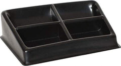 Bayhead Products - 8-1/2" Wide x 3" High x 8-1/2" Deep, Small Parts Assembly Tray - Plastic Frame, 4 Compartments, 4-1/2" Wide x 3" Deep Bin - Benchmark Tooling