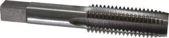 Interstate - 3/4-10 UNC 4 Flute Bright Finish High Speed Steel Straight Flute Standard Hand Tap - Plug, Right Hand Thread, 4-1/4" OAL, 2" Thread Length, H3 Limit, Oversize - Exact Industrial Supply
