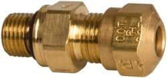 Parker - 3/16" OD, Brass Connector - Tube x NPT Ends - Benchmark Tooling
