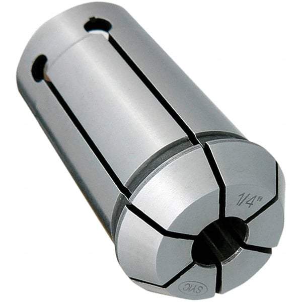 Techniks - SYOZ25 3/16" Single Angle Collet - 0.0004" TIR, 2.047" OAL, 1.38" Overall Diam - Exact Industrial Supply