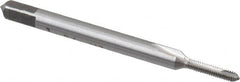 Interstate - #1-64 UNC, 2 Flute, Bright Finish, High Speed Steel Spiral Point Tap - Plug Chamfer, Right Hand Thread, 1-11/16" OAL, 3/8" Thread Length, 3B Class of Fit - Exact Industrial Supply