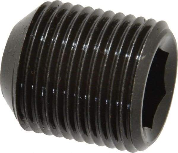 Value Collection - 7/8-14 UNF, 1" OAL, Cup Point Set Screw - Grade ASTM F912 Alloy Steel, 1/2" Key - Benchmark Tooling