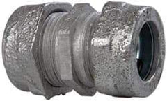 Cooper Crouse-Hinds - 1/2" Trade, Malleable Iron Compression Rigid/Intermediate (IMC) Conduit Coupling - Noninsulated - Benchmark Tooling