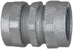 Cooper Crouse-Hinds - 3/4" Trade, Malleable Iron Compression Rigid/Intermediate (IMC) Conduit Coupling - Noninsulated - Benchmark Tooling