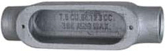 Cooper Crouse-Hinds - 1 Gang, (2) 1-1/4" Knockouts, Aluminum Rectangle Outlet Body - 8.45" Overall Height x 2.49" Overall Width x 2.73" Overall Depth - Benchmark Tooling