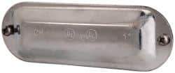 Cooper Crouse-Hinds - 1" Trade, Steel Conduit Body Cover Plate - Use with Form 5 Conduit Bodies - Benchmark Tooling