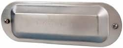 Cooper Crouse-Hinds - 2" Trade, Steel Conduit Body Cover Plate - Use with Form 5 Conduit Bodies - Benchmark Tooling