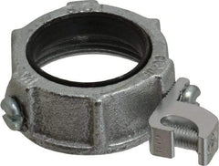 Cooper Crouse-Hinds - 1-1/4" Trade, Malleable Iron Threaded Rigid/Intermediate (IMC) Conduit Bushing - Partially Insulated - Benchmark Tooling