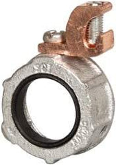 Cooper Crouse-Hinds - 1" Trade, Malleable Iron Threaded Rigid/Intermediate (IMC) Conduit Bushing - Partially Insulated - Benchmark Tooling