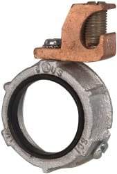 Cooper Crouse-Hinds - 1-1/2" Trade, Malleable Iron Threaded Rigid/Intermediate (IMC) Conduit Bushing - Partially Insulated - Benchmark Tooling