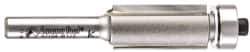 Amana Tool - 1/2" Cut Diam, 1" Length of Cut, 2 Flute Flush Trim Edge Profile Router Bit - Carbide-Tipped, 1/4" Shank Diam, 2-5/8" OAL, Uncoated - Benchmark Tooling