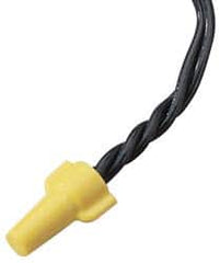 Ideal - 2, 18 to 3, 12 AWG, 600 Volt, Flame Retardant, Wing Twist on Wire Connector - Yellow, 221°F - Benchmark Tooling