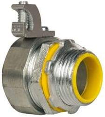 Cooper Crouse-Hinds - 1" Trade, Malleable Iron Threaded Straight Liquidtight Conduit Connector - Insulated - Benchmark Tooling