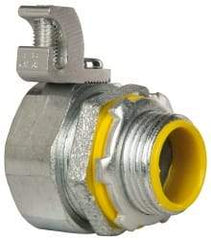 Cooper Crouse-Hinds - 3/4" Trade, Malleable Iron Threaded Straight Liquidtight Conduit Connector - Insulated - Benchmark Tooling