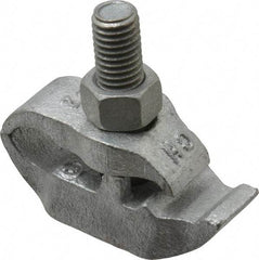 Cooper Crouse-Hinds - 1/2" Pipe, Malleable Iron, Electro Galvanized Conduit Clamp - 1 Mounting Hole - Benchmark Tooling