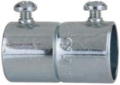 Cooper Crouse-Hinds - 3/4" Trade, Steel Set Screw EMT Conduit Coupling - Noninsulated - Benchmark Tooling