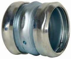 Cooper Crouse-Hinds - 2" Trade, Steel Compression EMT Conduit Coupling - Noninsulated - Benchmark Tooling