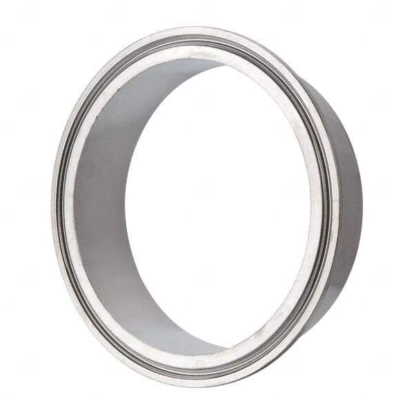 VNE - 4", Clamp Style, Sanitary Stainless Steel Pipe Welding Ferrule - Tube OD Connection, Grade 304 - Benchmark Tooling