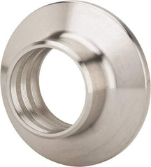 VNE - 1", Clamp Style, Sanitary Stainless Steel Pipe Recessless Ferrule (Expanding) - Tube OD Connection, Grade 316/316L - Benchmark Tooling