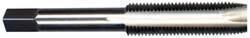 Interstate - 7/16-14 UNC, 3 Flute, Bright Finish, High Speed Steel Spiral Point Tap - Plug Chamfer, Right Hand Thread, 3-5/32" OAL, 1-7/16" Thread Length - Exact Industrial Supply