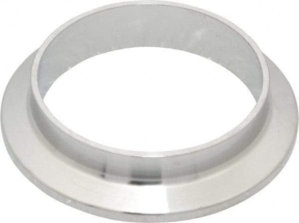 VNE - 2", Clamp Style, Sanitary Stainless Steel Pipe Short Welding Ferrule - Tube OD Connection, Grade 304 - Benchmark Tooling