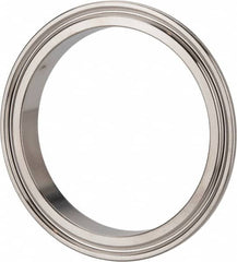 VNE - 3", Clamp Style, Sanitary Stainless Steel Pipe Short Welding Ferrule - Tube OD Connection, Grade 304 - Benchmark Tooling