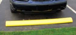 Eagle - 72" Long x 8" Wide x 4" High, Parking Curb - Blue, High Density Polyethylene - Benchmark Tooling