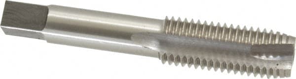Interstate - 11/16-11 UNS, 3 Flute, Bright Finish, High Speed Steel Spiral Point Tap - Plug Chamfer, Right Hand Thread, 4-1/32" OAL, 1-13/16" Thread Length - Exact Industrial Supply