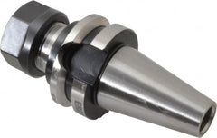 Collet Chuck: 0.51 to 12.7 mm Capacity, ER Collet, Taper Shank 2.3622″ Projection, Through Coolant