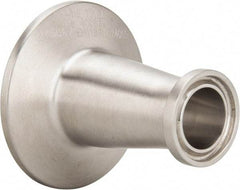 VNE - 1 x 3/4", Clamp Style, Sanitary Stainless Steel Pipe Concentric Reducer - Tube OD Connection, Grade 316/316L - Benchmark Tooling