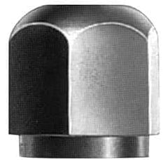 Gibraltar - 1/2-13" UNC, 7/8" Width Across Flats, Uncoated, Steel Acorn Nut - Benchmark Tooling