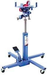 OTC - 1,000 Lb Capacity Pedestal Transmission Jack - 34-1/2 to 75" High, 41" Chassis Width x 41" Chassis Length - Benchmark Tooling