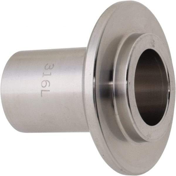 VNE - 1", E-Line Style, Sanitary Stainless Steel Pipe Long Welding Ferrule - Male Connection, Grade 304 - Benchmark Tooling