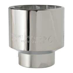 Proto - 1" Drive, Standard Hand Socket - 12 Points, 3-1/2" OAL, Alloy Steel, Satin Finish - Benchmark Tooling