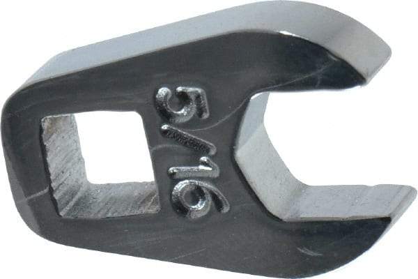 Proto - 5/16" 1/4" Drive Chrome Open End Crowfoot Wrench - 21/32" Head Diam x 1/4" Head Thickness - Benchmark Tooling