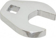 Proto - 13/16" 3/8" Drive Chrome Open End Crowfoot Wrench - 1.72" Head Diam x 1/4" Head Thickness - Benchmark Tooling