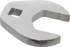 Proto - 1" 3/8" Drive Chrome Open End Crowfoot Wrench - 2.04" Head Diam x 0.38" Head Thickness - Benchmark Tooling