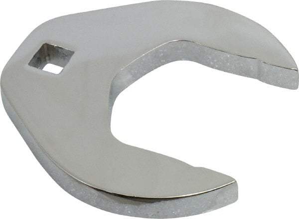 Proto - 2-1/8" 1/2" Drive Chrome Open End Crowfoot Wrench - 3-31/32" Head Diam x 1/2" Head Thickness - Benchmark Tooling