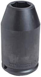 Proto - 1-1/2" Drive 2-13/16" Deep Impact Socket - 6 Points, 6-1/4" OAL - Benchmark Tooling