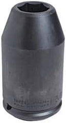 Proto - 1-1/2" Drive 4-3/4" Deep Impact Socket - 6 Points, 7-1/2" OAL - Benchmark Tooling