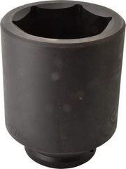 Proto - 1-1/2" Drive 3-7/8" Deep Impact Socket - 6 Points, 6-3/4" OAL - Benchmark Tooling