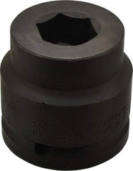 Proto - 1-1/2" Drive 1-5/16" Standard Impact Socket - 6 Points, 3-1/8" OAL - Benchmark Tooling