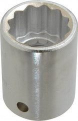 Blackhawk by Proto - 3/4" Drive, Standard Hand Socket - 12 Points, 2" OAL, Alloy Steel, Black Finish - Benchmark Tooling