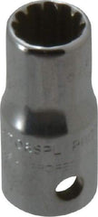 Proto - 1/4" Drive, 1/4" Socket, Spline Socket - 12 Points, 59/64" OAL - Benchmark Tooling