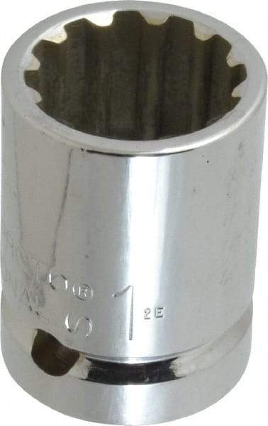 Proto - 3/4" Drive, 1" Socket, Spline Socket - 12 Points, 1-15/16" OAL - Benchmark Tooling