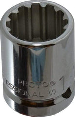 Proto - 3/4" Drive, 1-1/16" Socket, Spline Socket - 12 Points, 1-31/32" OAL - Benchmark Tooling