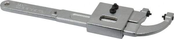 Facom - 0" to 1-31/32" Capacity, Satin Chrome Finish, Pin Spanner Wrench - 8-15/32" OAL, 2.5mm Hook Pin Height - Benchmark Tooling