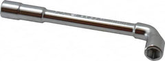 Facom - 5/16", 6 Point, Satin Chrome Coated, 90 ° Offset Socket Wrench - 114mm OAL, 12.5mm Head Thickness - Benchmark Tooling