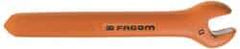 Facom - 16mm Open End Wrench - 6-11/16" OAL, Single End, Insulating Elastomer Finish - Benchmark Tooling